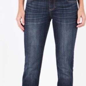 Kut from the Kloth Dark Blue Straight Leg Jeans Size 4